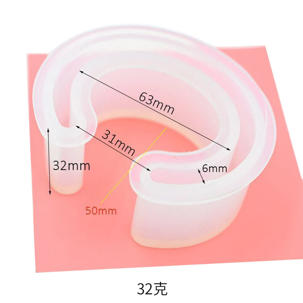 

Silicone C-Shape Open Bracelet Mold Jewelry Making DIY Epoxy Resin Molds For DIY Jewelry Making Tools