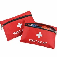 43pcs first aid kit medical pouch emergency 1st aid bag work travel holiday car
