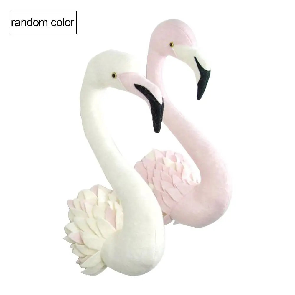 Зебра/Слон/Жираф 3D настенная голова животного крепление для детей детские мягкие