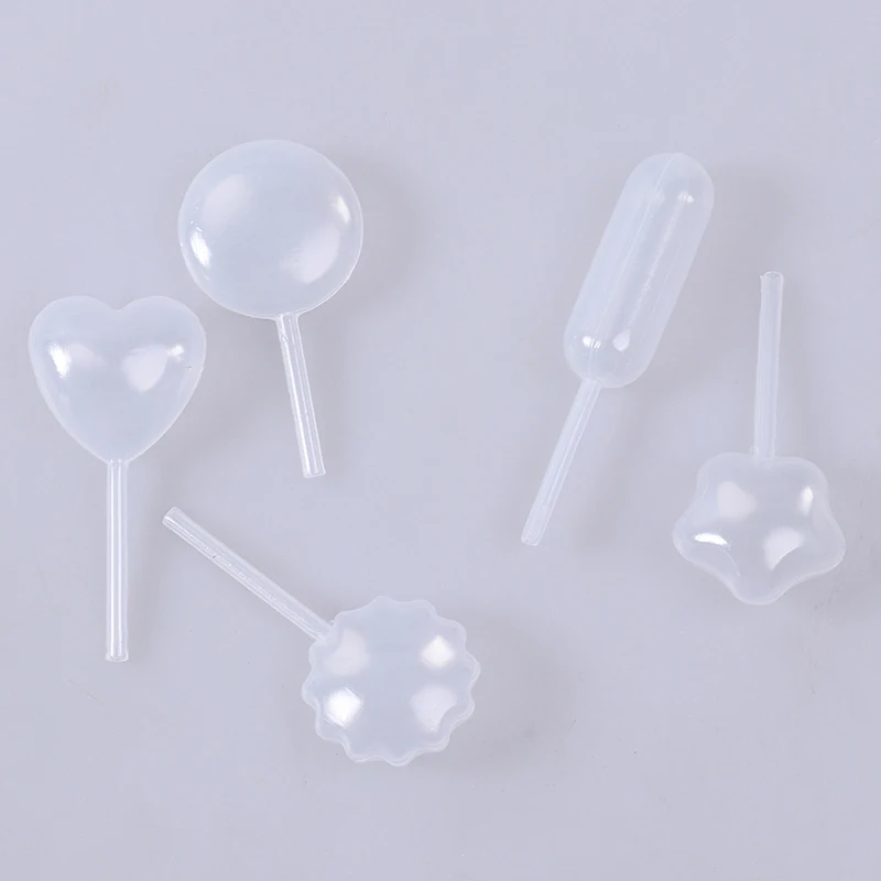 

50pcs 4ml Disposable Plastic Squeeze Transfer Pipettes Dropper For Silicone Mold UV Epoxy Resin Jewelry Making