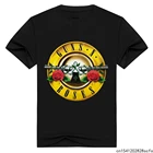 Мужскаяженская футболка большого размера с принтом оружия N' розы, модные женские летние топы, футболки, мужская Свободная футболка с круглым вырезом