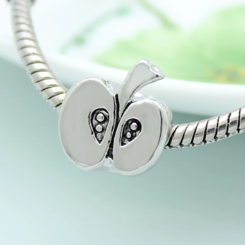 Большие красные амулеты "Клубника" бусины подходят для браслета Pandora