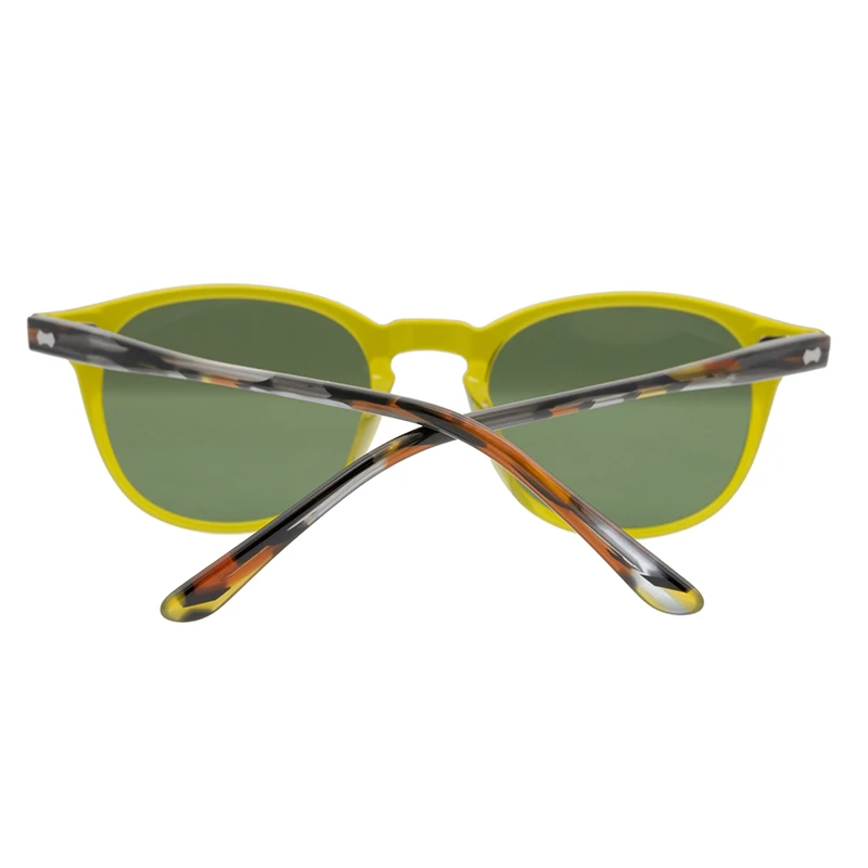 Модные поляризационные ацетатные солнцезащитные очки в стиле ретро женские