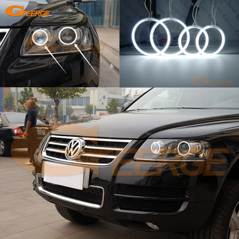 Для Volkswagen VW Touareg 7L 2003 2004 2005 2006 2007 2008 2009 2010 отличный ультра яркий комплект CCFL
