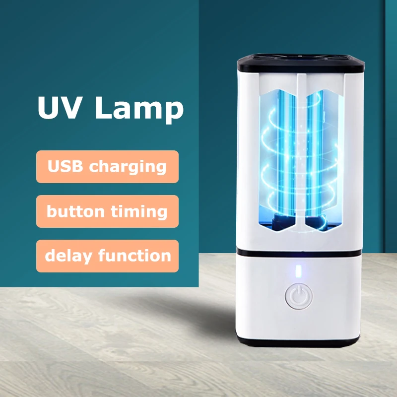 

Portable Ultraviolet Sterilization Quartz Lamps UV Lamp Disinfecting Ozone Sterilizer for Home School Car UVC Germicidal Light
