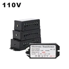 Электронный трансформатор 110 В в переменный ток 12 в источник питания 40 Вт 60 Вт 80 Вт 105 Вт 120 Вт 160 Вт для галогенного кварцевого светильника G4