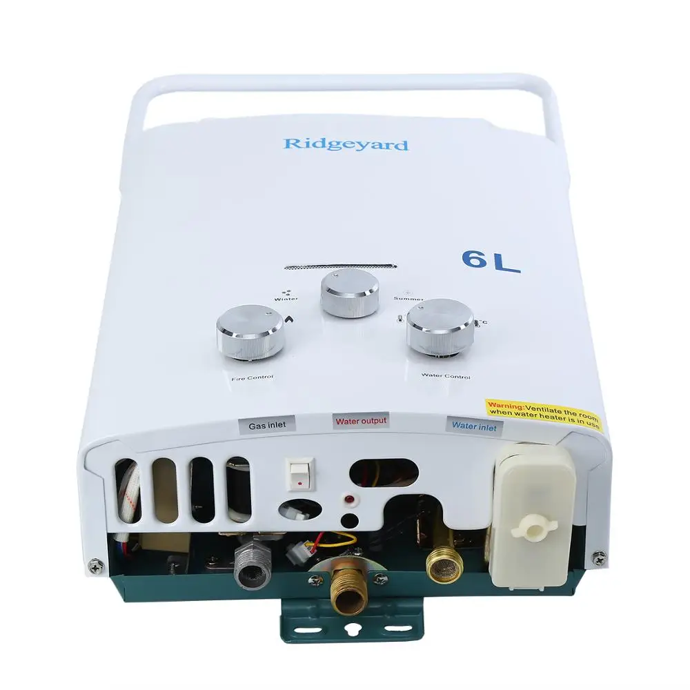 Yonntech 6л пропановый газ сжиженный нефтяной проточный водонагреватель с душевой