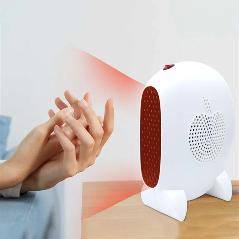 Hot Air Heater Mini Fan Desktop Heaters PTC Ceramic Small Solar Electric Energy Saving Personal Office and Household 220V QN31