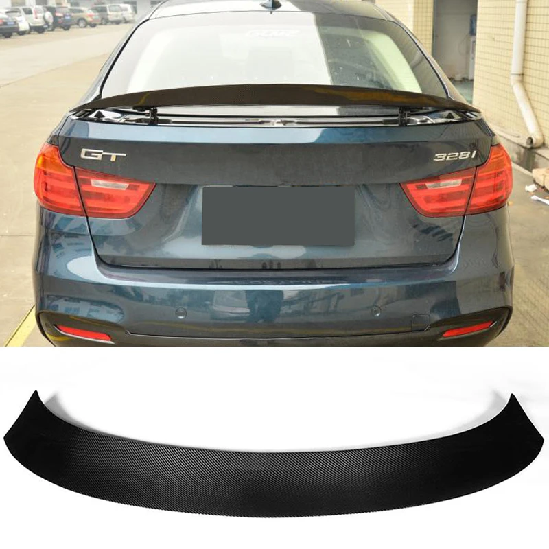 Углеродное волокно автомобиля задний багажник загрузки крыла Спойлер для BMW 3