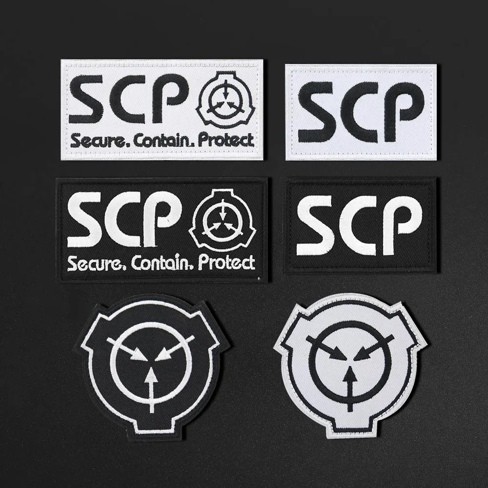 Супернатуральная нашивка-символ SCP для вышивки наклейка с надписью значок