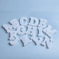 single large letter mold a to z mold alphabet silicone word initial mold large clear resin mold epoxy resin craft supplies