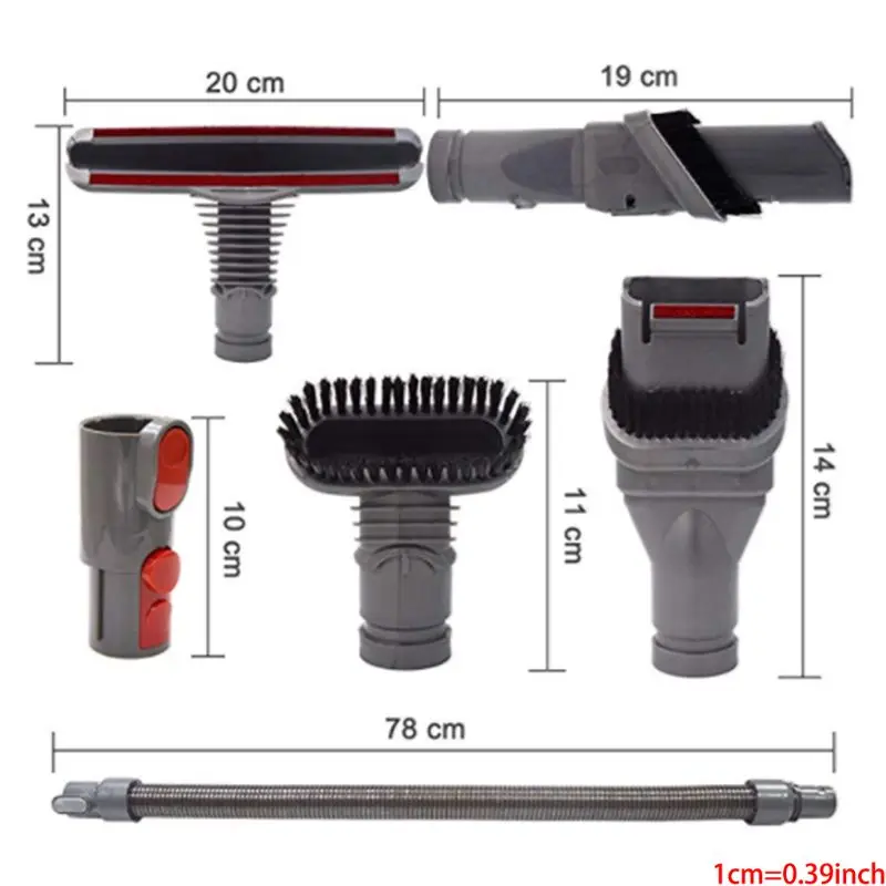 

6pcs Extension Hose Set for Dyson V11 V10 V8 Vacuum Attachments Kit Accessories