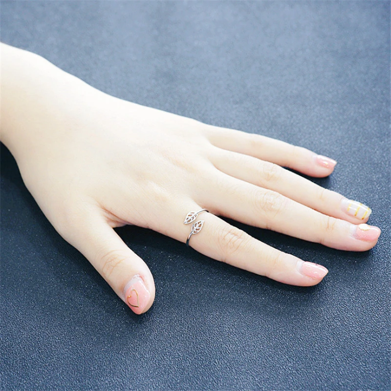 2019 Самые продаваемые классические широкие полые женские кольца с листьями