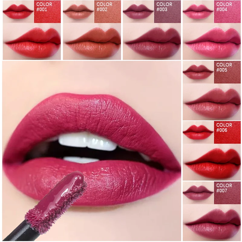 DRXINER Водонепроницаемая Матовая жидкая губная помада с увлажняющим действием