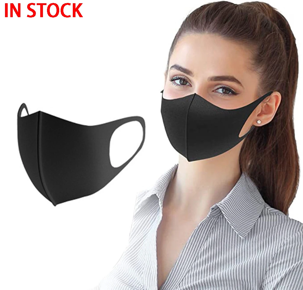 1 Черная дышащая маска для лица Mascarilla Mascarar ухода за кожей из углеродного волокна