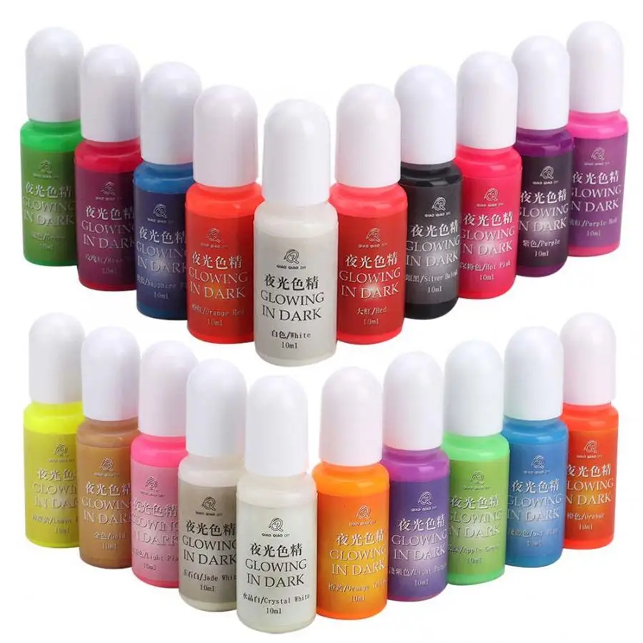 10 цветов эпоксидная смола окрашивающий краситель цветной пигмент ювелирные