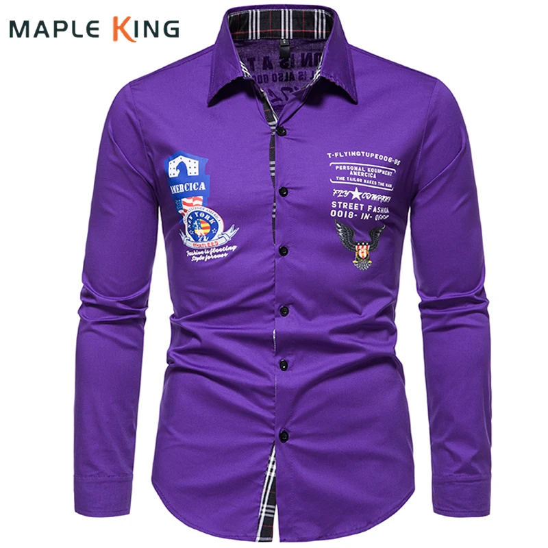 

Camisas Vintage 2022 Mens Motorcycle Racer Shirt Long Sleeve Casual Letter Print Social Work Shirts For Men Clothing Streetwear