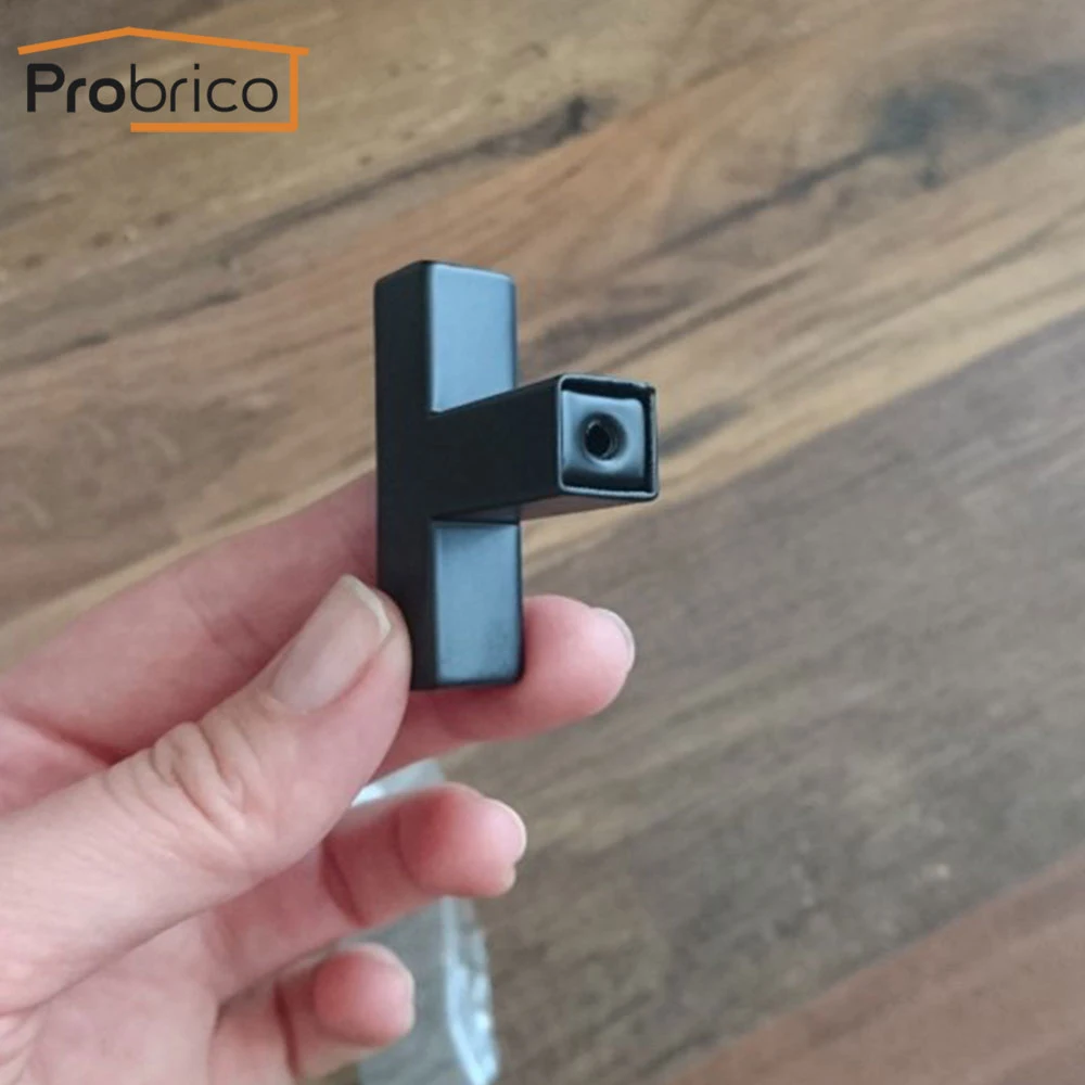 Probrico Minimalism Cabinet Handles and knobs Matte Black Kitchen Long Wardrobe Cupboard Furniture Pulls Drawer Knobs | Обустройство