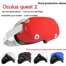 Silicone Protective Cover Shell Case For Oculus Quest 2 VR Headset Head Cover Anti-Scratches For Oculus Quest 2 VR Accessories