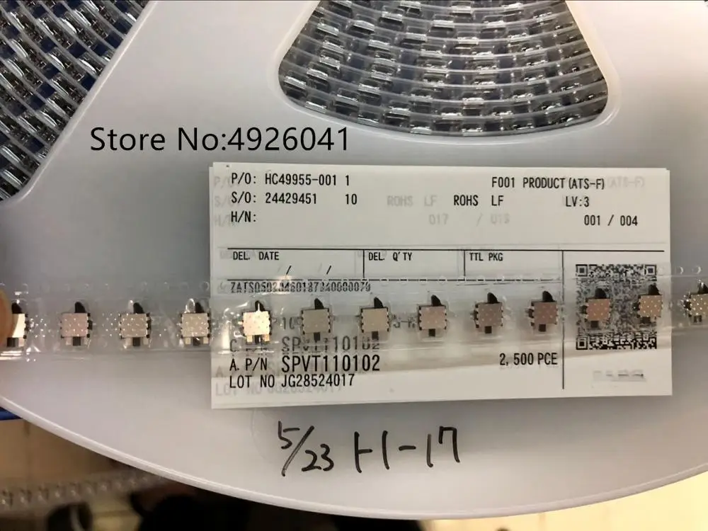 10-50 шт переключатель обнаружения SPVT110102 патч правая сторона двухстороннее