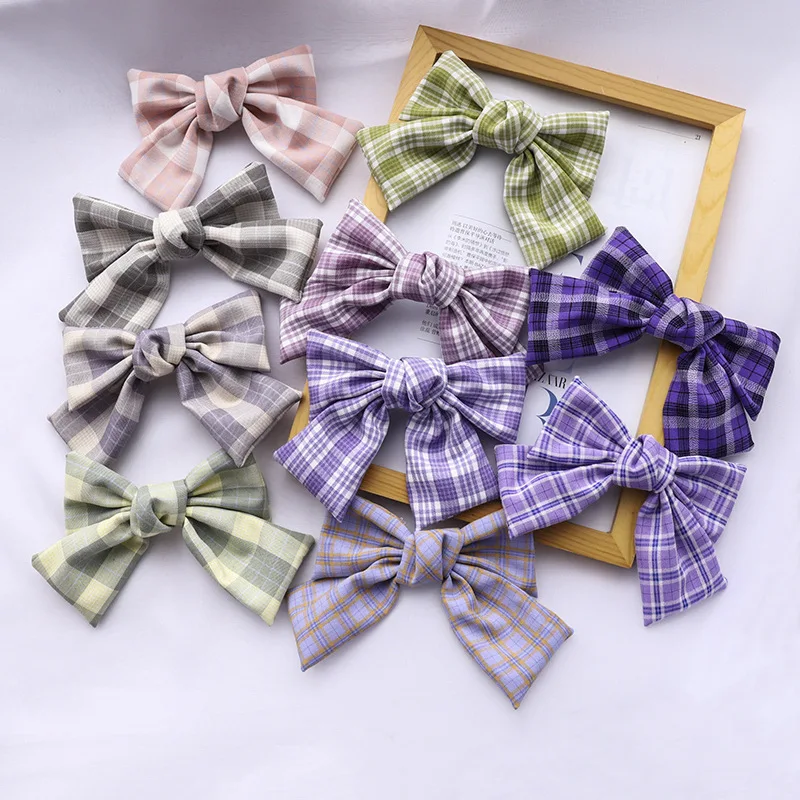 Женские заколки для волос с бантом головные уборы в стиле преппи девушек женские