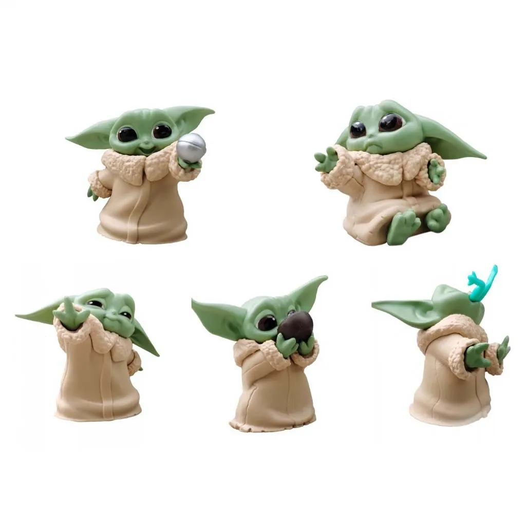Disney 5 шт./компл. в Мандалорское Детские йода фигурка игрушки Звездных войн мини 6