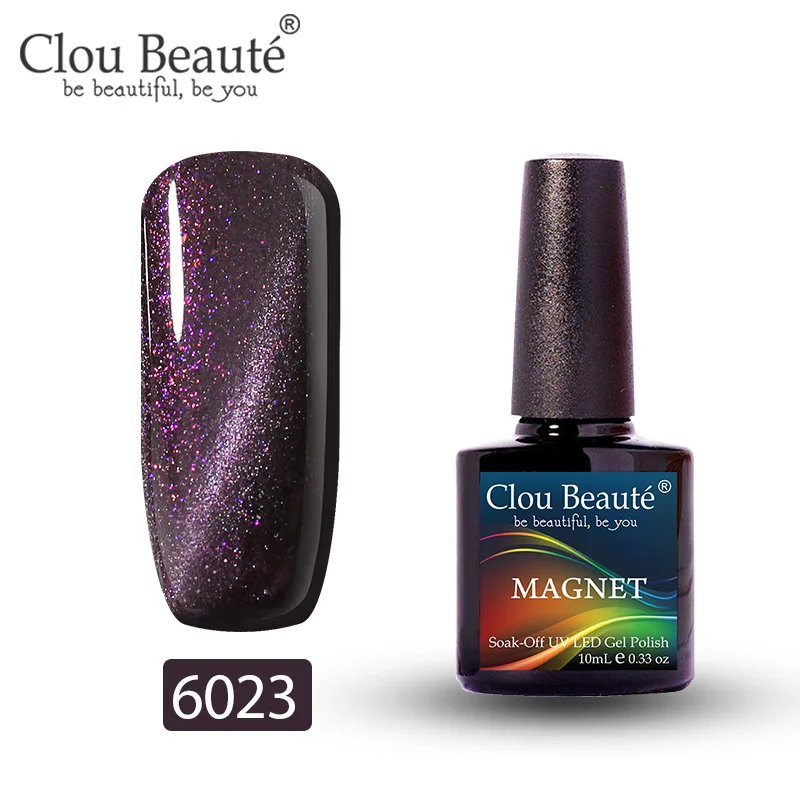 6023 Clou Beaute Гель-лак для кошачьих глаз 46 цветов маникюрный Декор гель лак для ногтей отмачиваемый лак для ногтей 10 мл Полупостоянный лак для ногтей - Цвет: 6023
