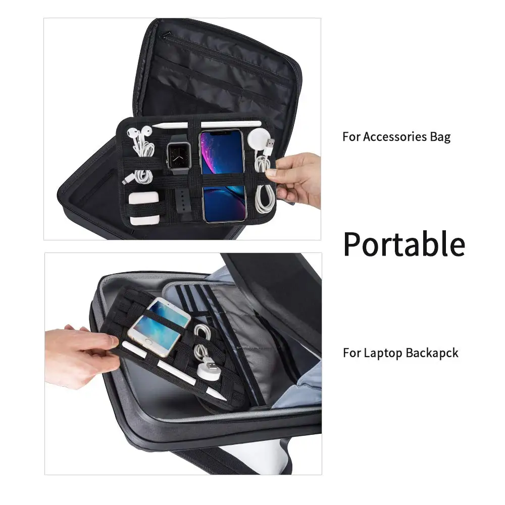 Smatree эластичный доска органайзер для электроники путешествия Шестерни