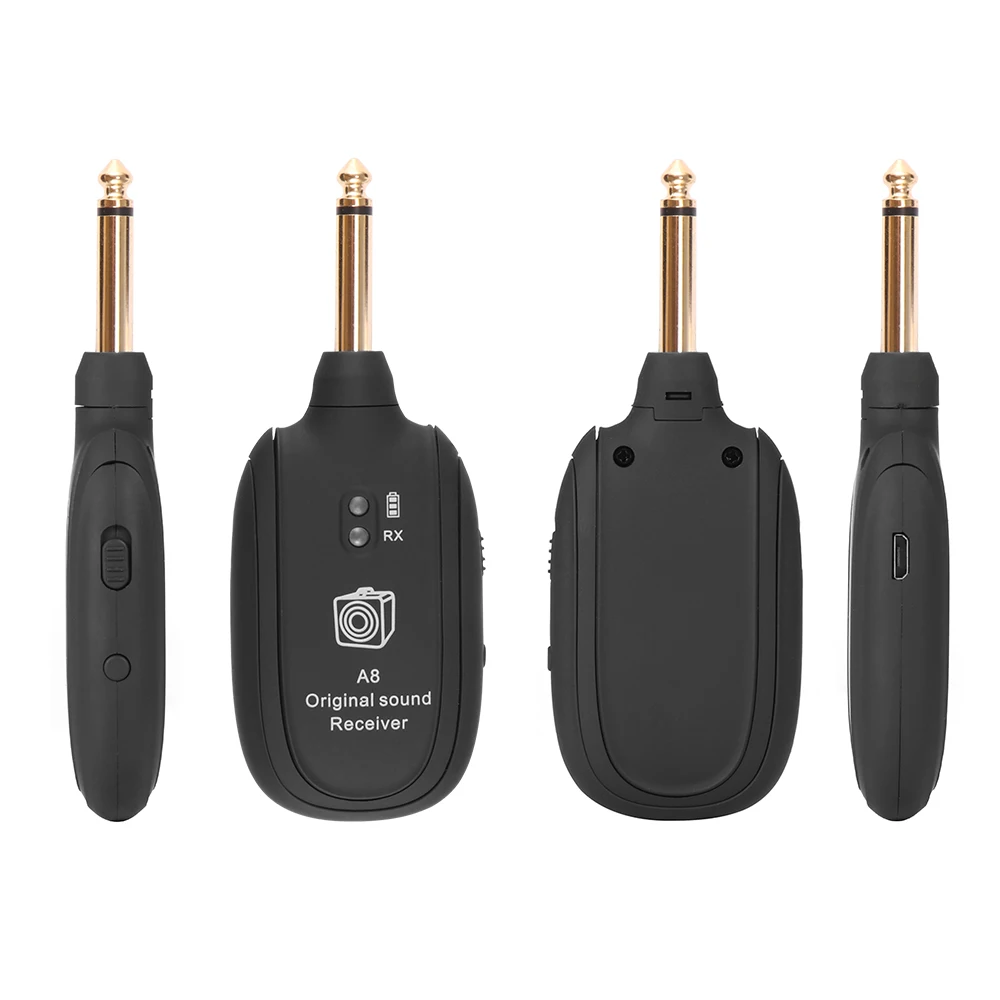 UHF гитарная Беспроводная синтезатор система передатчик приемник Встроенный