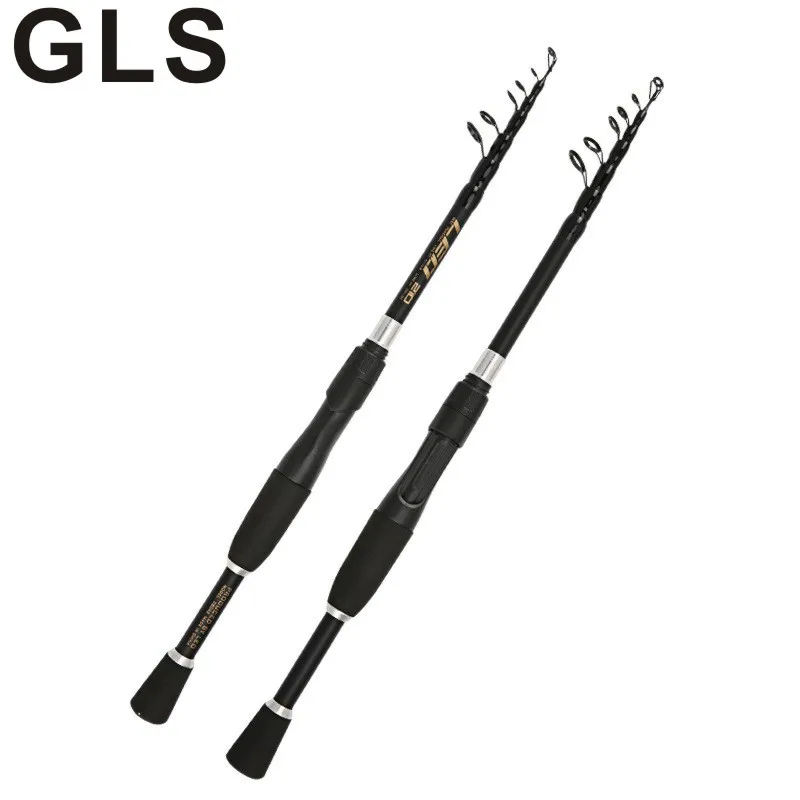 GLS бренд карбоновый короткий секционный портативный спиннинг/Литье luya стержень 1