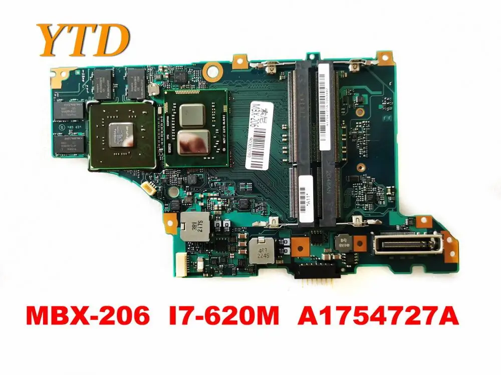 

Original for SONY MBX-206 Laptop motherboard MBX-206 I7-620M A1754727A tested good free shipping