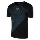 Jeansian, Мужская футболка, футболка, Спортивная, сухая, подходит, короткий рукав, для бега, фитнеса, тренировки, LSL069, Black2