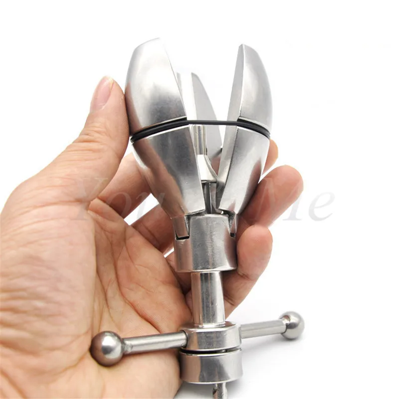 Анальная пробка с фиксацией растягивающаяся пробка-расширитель из нержавеющей