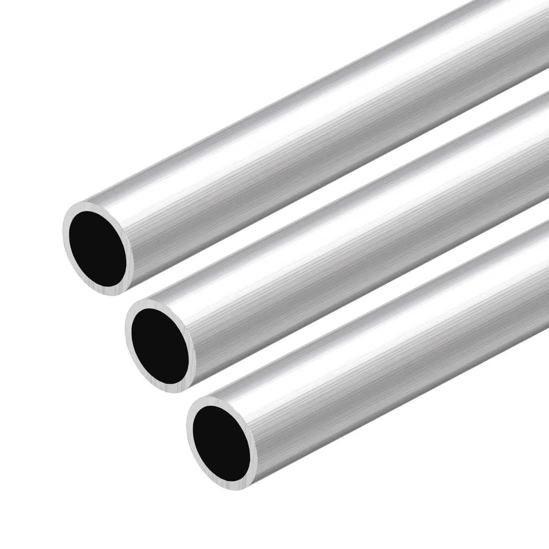 

uxcell 6063 Aluminum Round Tube 300mm Length 16mm OD 13mm Inner Dia Seamless Aluminum Straight Tubing 3 Pcs