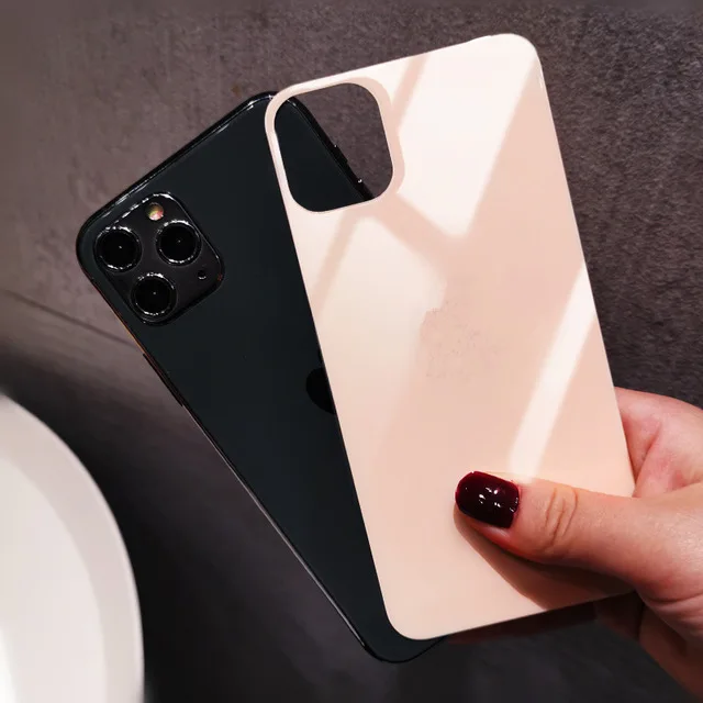 Защитная пленка для задней панели экрана из закаленного стекла iPhone 11 12 13 Pro Max