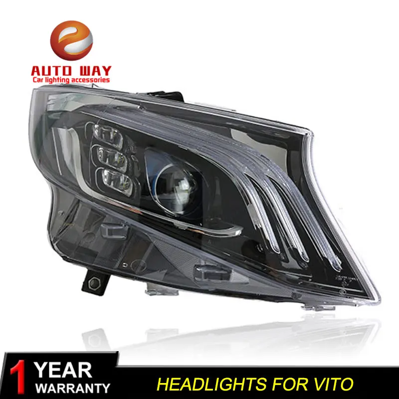 

Car Styling Headlight for Benz Vito Headlights 2013-2019 W447 LED Vito Headlight LED DRL Projector Lens Dynamic Auto Accessories
