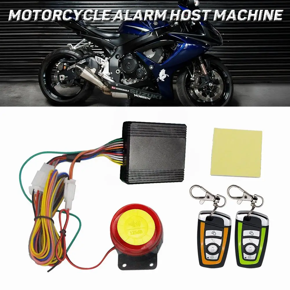

Motorcycle Alarm System Anti-theft Security Alarm Protection Remote Control 150M Universal Scooter Chopper Motor Bike Dropship