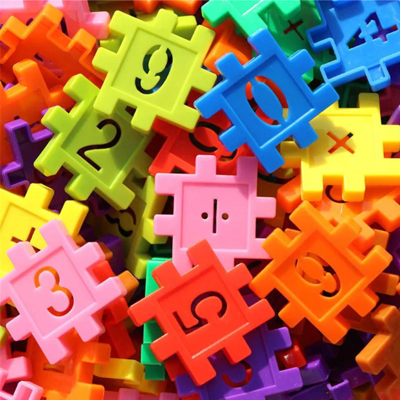 Креативный Детский конструктор сделай сам с цифрами игрушка для раннего