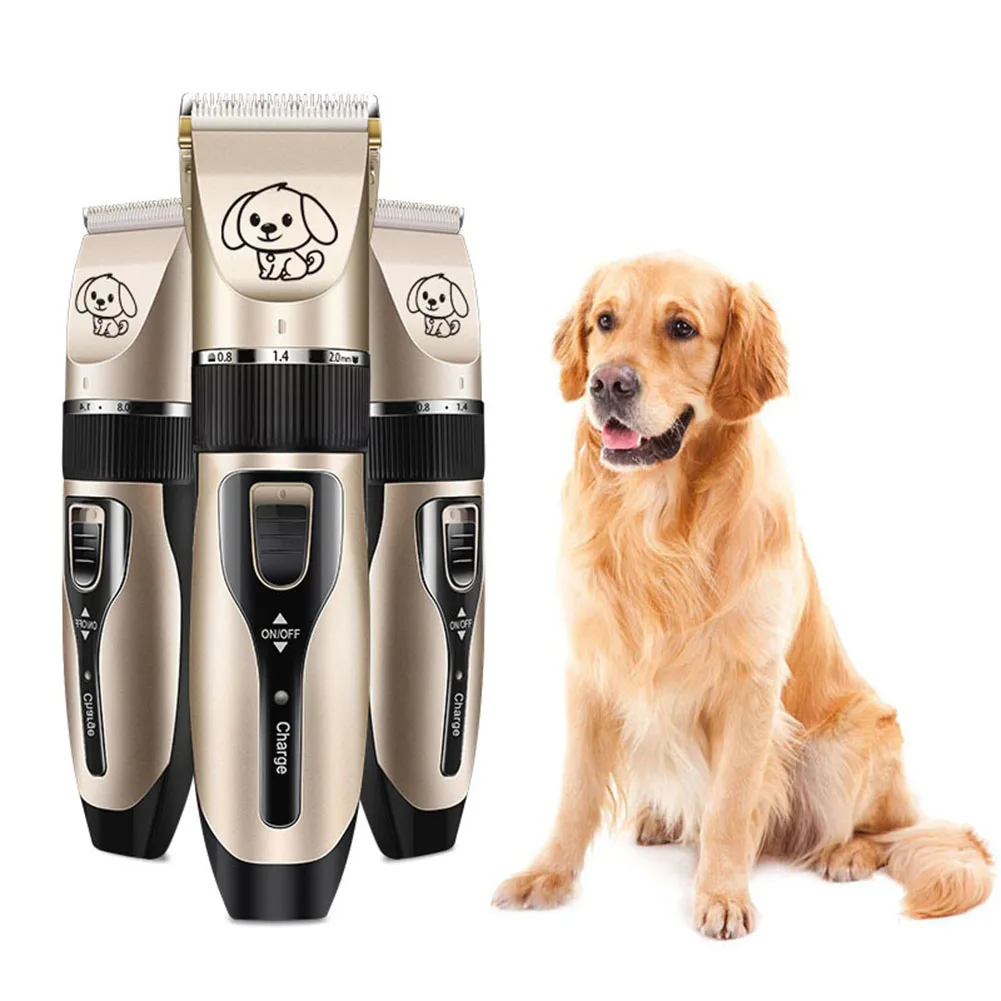 

Electrical Pet Clipper Professional Grooming Kit Rechargeable Pet Cat Dog Hair Trimmer Shaver Set Animals Hair Cutting Machine