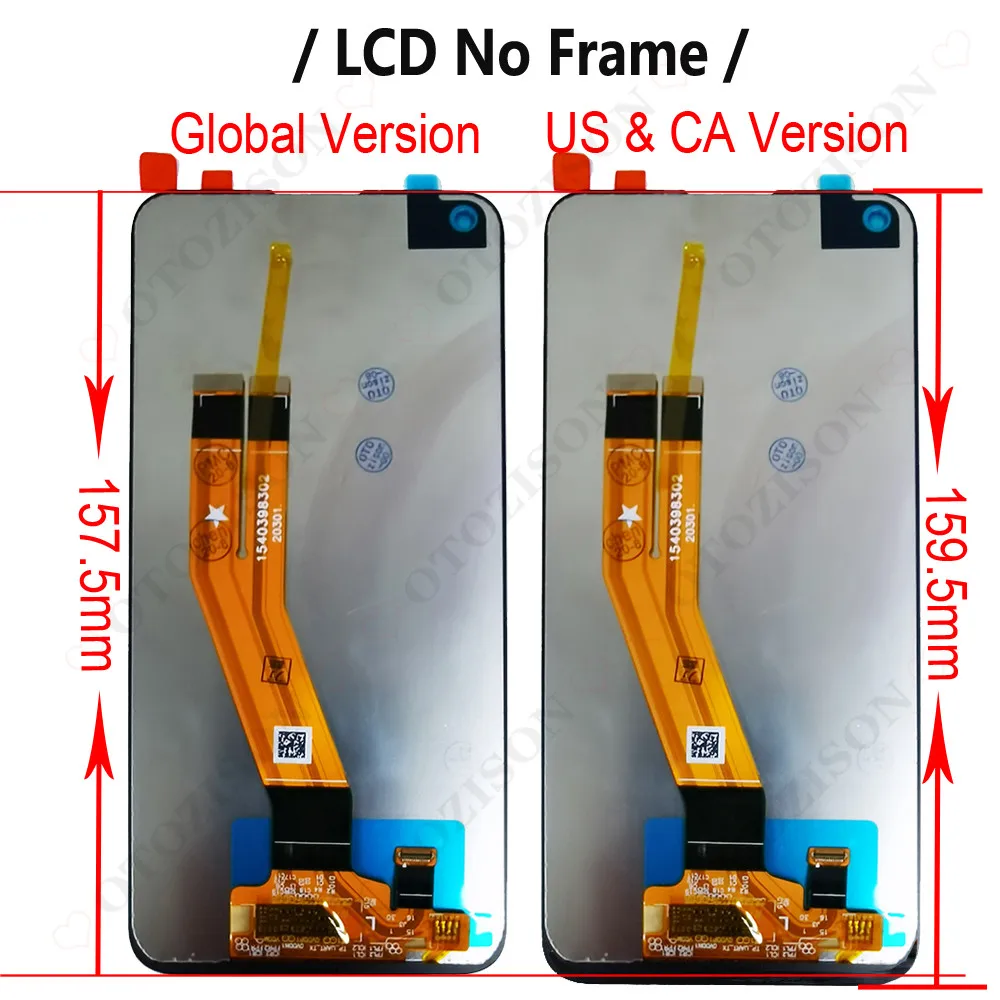 Cena Do Samsung Galaxy A11 M11 2020 LCD SM-A115F/DS A115 M115F M115 Wyświetlacz Z Ramką Ekran Dotykowy Digitizer Zgromadzenie Wymiana
