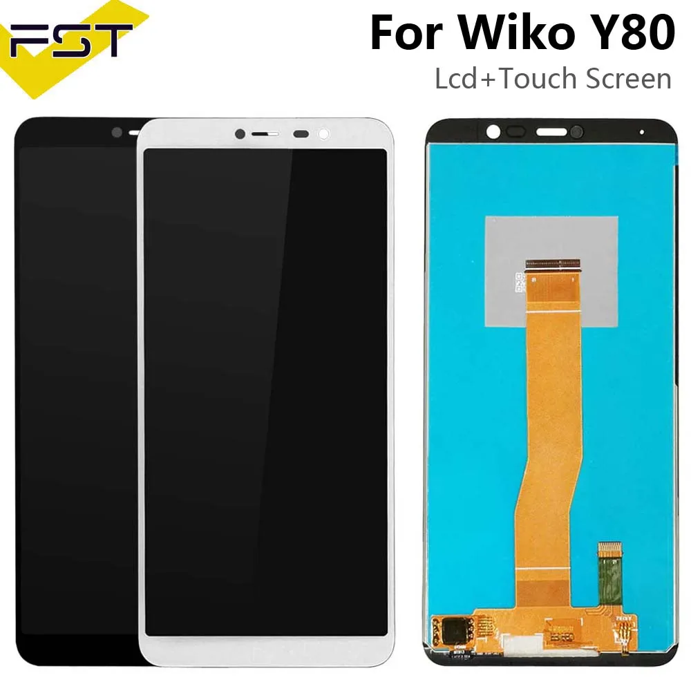 5 99 'для Wiko Y80 ЖК дисплей Дисплей + кодирующий преобразователь сенсорного экрана
