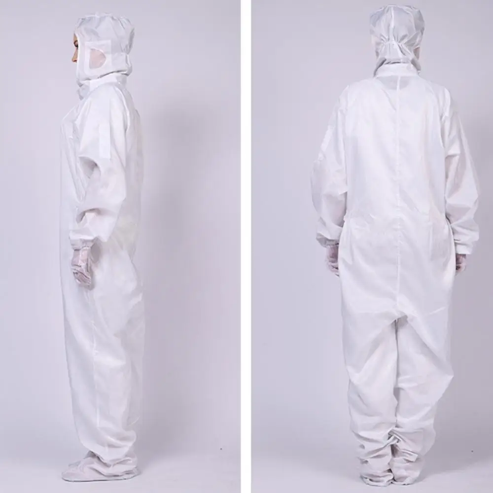 

Chemistry Experiment One-Piece Isolation Suit Lab Research Dust Free Clean Clothes Work Clothes