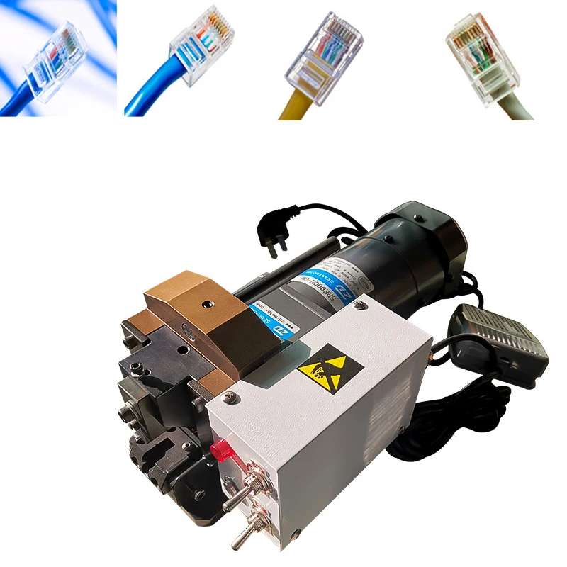 

Cable Crimping Machine Telephone Line PC Crystal Head Forming Machine American Crystal Head Crimping Machine Pressure Line