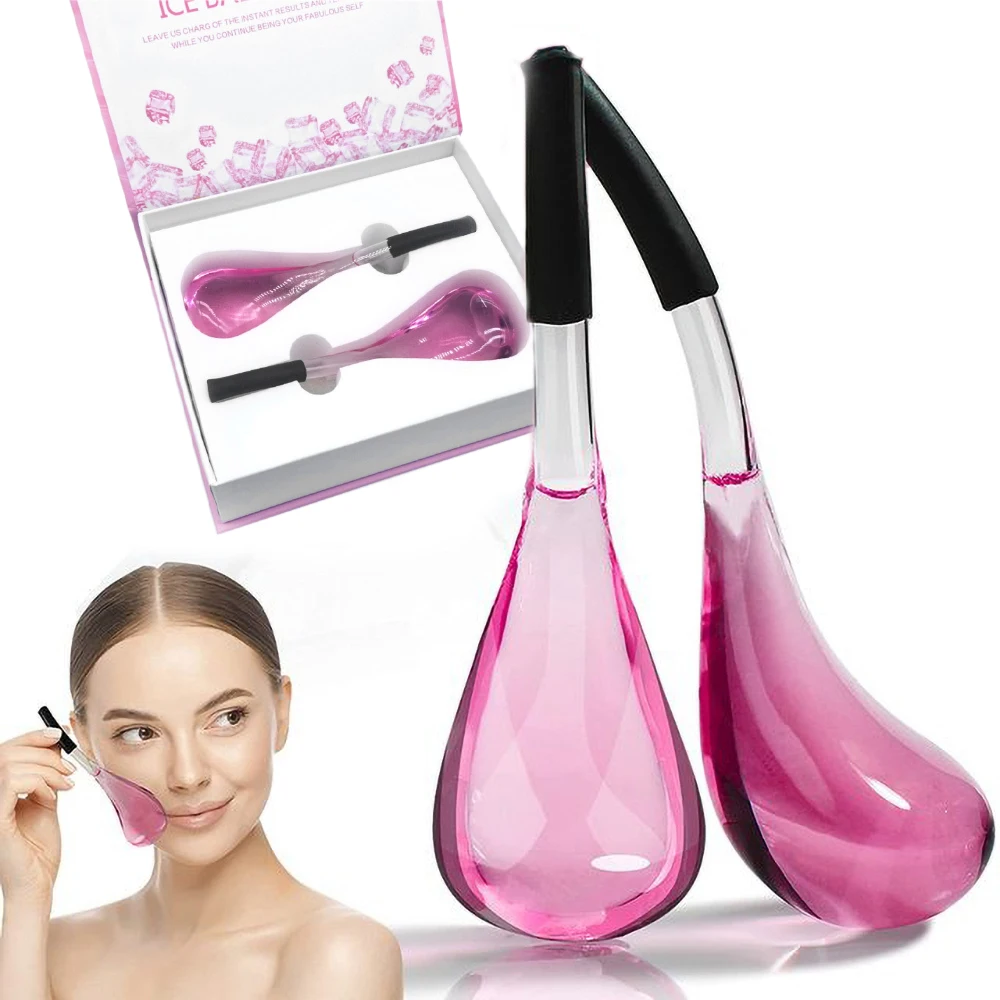 

Большая красота хоккейная энергия хрустальный шар Охлаждение лица Шары льда водная волна массаж лица и глаз уход за кожей 2 шт./кор.