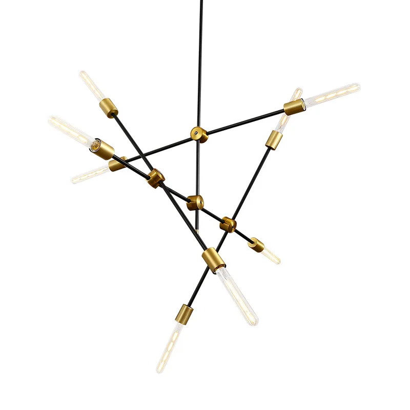 Промышленная люстра Wind A оригинальная индивидуальная лампа для бара кафе