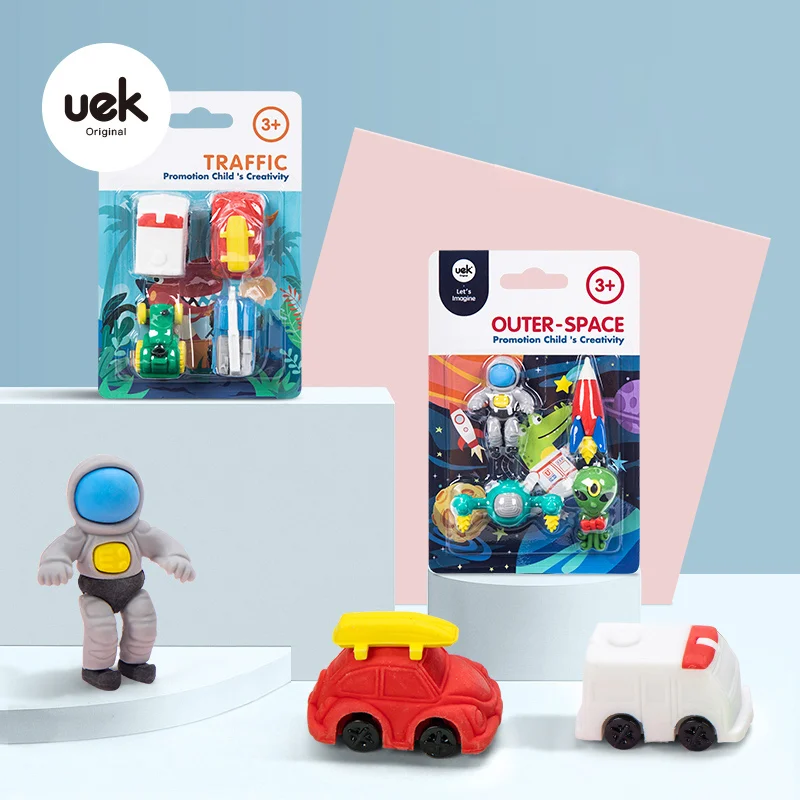 Fun Dry ластики в форме модная машина пилот тележка мороженого 3D резиновые карандаш