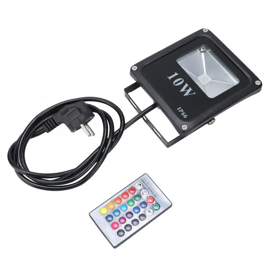 Светодиодный прожектор RGB 10 Вт для наружного использования водонепроницаемый