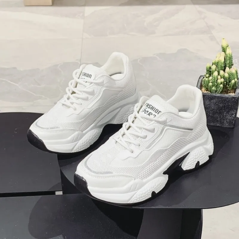 

2020 Spring Autumn new PU Leather shoes wild casual Women's thick bottom and comfortable stylish simplicity sneakers K20-16
