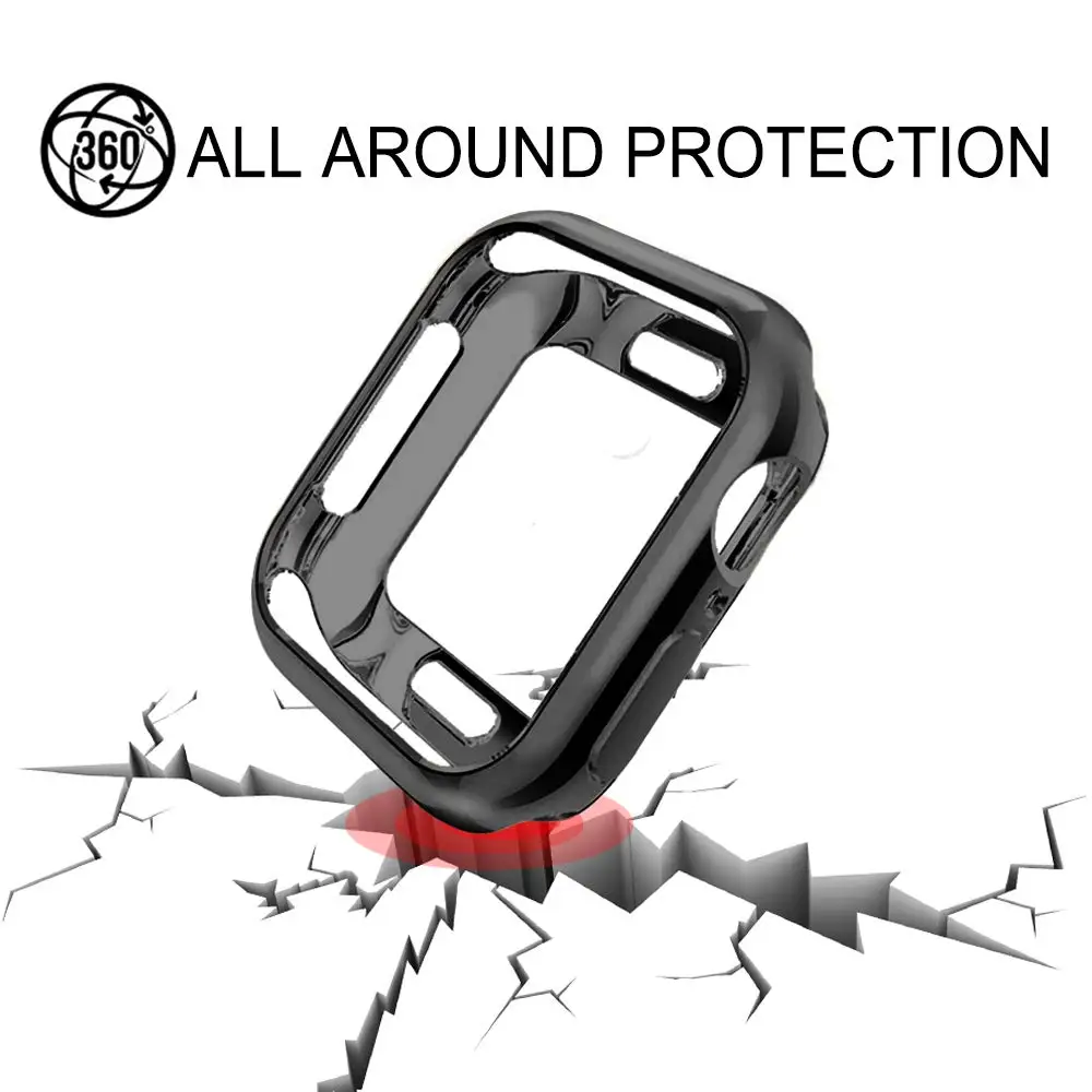 

Case+strap for Apple Watch se band 44mm 40mm 42mm 38mm stainless steel watchband Magnetic Loop bracelet band iWatch 6 5 4 3 Se