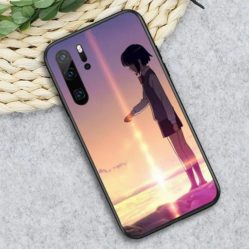 

Japanese Anime Your Name Phone Case For Huawei honor Mate P 9 10 20 30 40 Pro 10i 7 8 a x Lite nova 5t